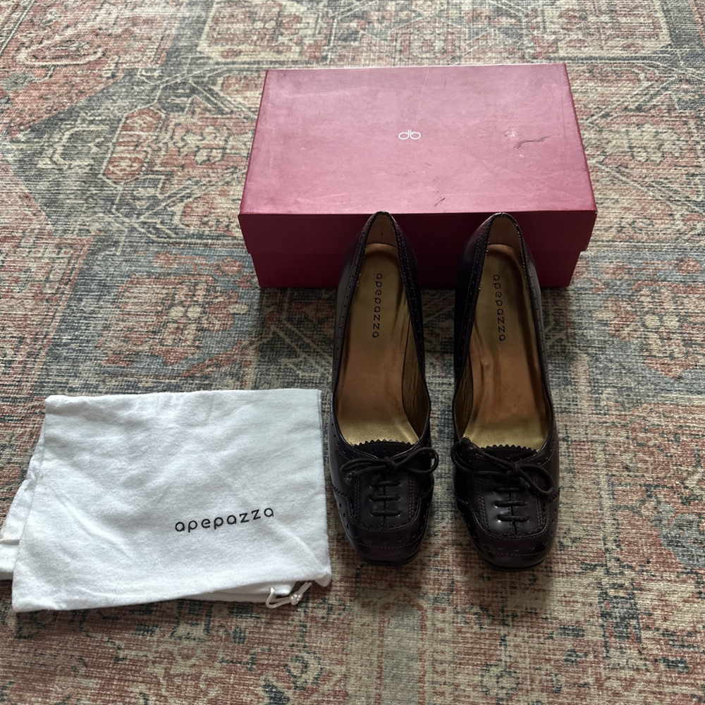 Apepazza Emeria Bordeaux Heels